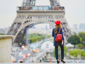 eiffel tower trocadero view french girl – Your Paris Tickets